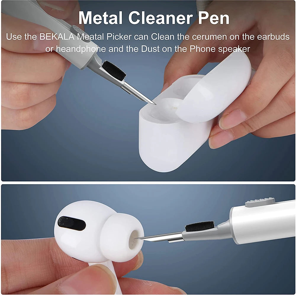 Cleaner Kit for Airpods Pro 2 1 Bluetooth Earbuds Cleaning Pen Airpods Pro Case Cleaning Brush Tools for iPhone Xiaomi Redmi