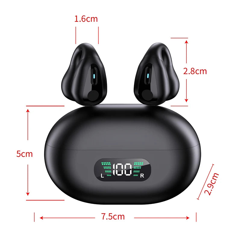 High Quality Wireless Bluetooth Earphones Hanging On The Ear, Private Model, Sports Noise Cancelling Earphones, High Battery