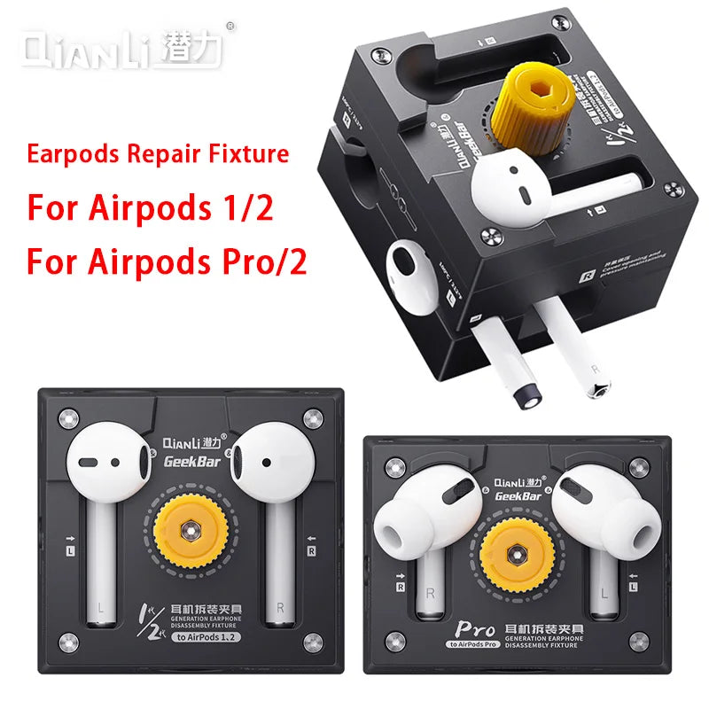 Qianli-Repair Fixture for Airpods, Airpods 1/2 Pro, Opening Alignment Clamp, Battery Removal Bracket, Repair Tool